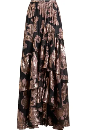 Etro Fil-coupé jacquard maxi skirt