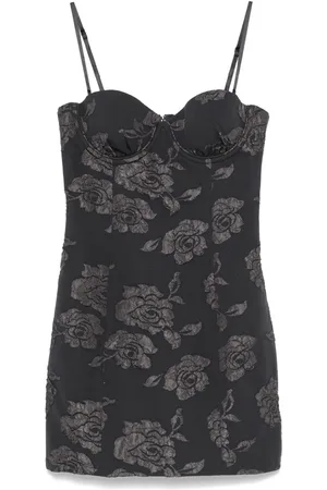 ROTATE Cloqué-effect mini dress
