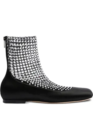RENE CAOVILLA Rhinestone-embellished ballerina shoes