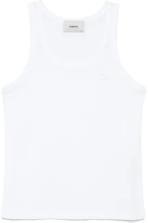 COPERNI Embroidered-logo lightweight-jersey top