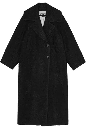 Ganni Textured bouclé coat