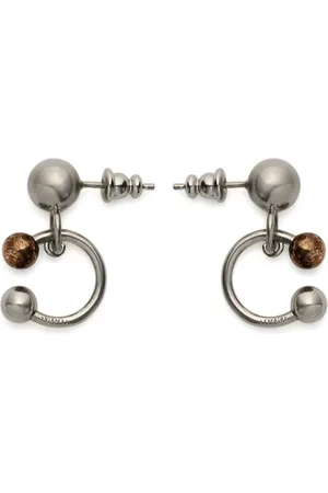 LEMAIRE Rattle brass earrings