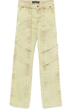 Y / PROJECT Panelled straight jeans