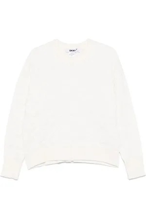 DKNY Animal-print chenille sweater