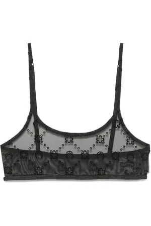 Marine Serre Moonogram mesh bra