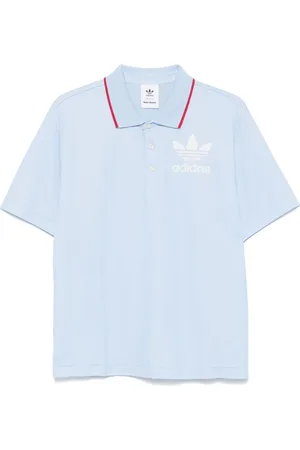 adidas X Wales Bonner logo-flocked polo shirt