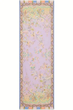 Etro Floral paisley-print scarf