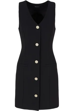 Armani Exchange Button-up sleeveless dress