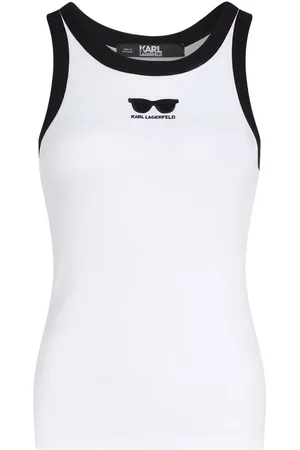 Karl Lagerfeld Sunglasses-print tank top