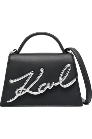 Karl Lagerfeld Signature leather crossbody bag