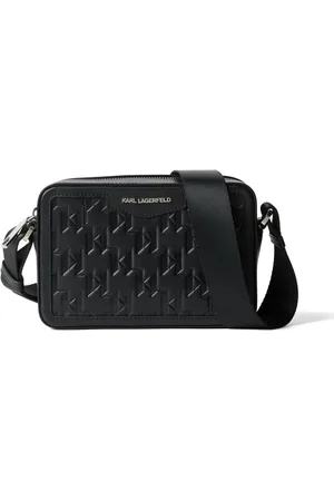Karl Lagerfeld K/Loom leather camera bag