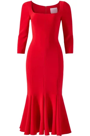 Carolina Herrera Trumpet midi dress