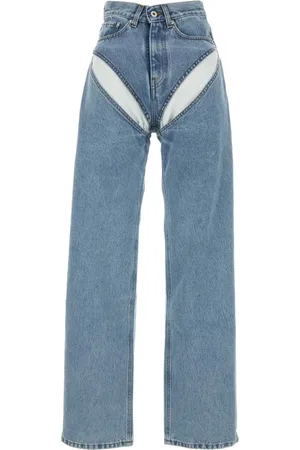Y / PROJECT Evergreen cut-out jeans
