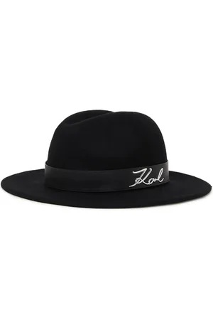 Karl Lagerfeld Signature fedora hat