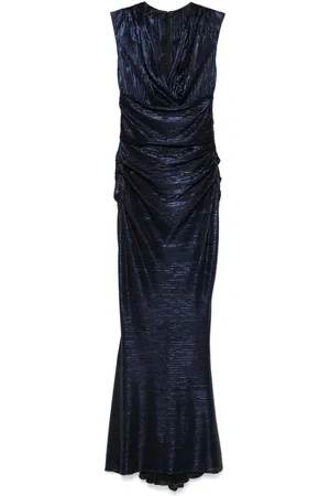 TALBOT RUNHOF Pleated gown