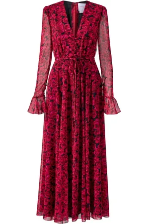 Carolina Herrera Georgette midi dress