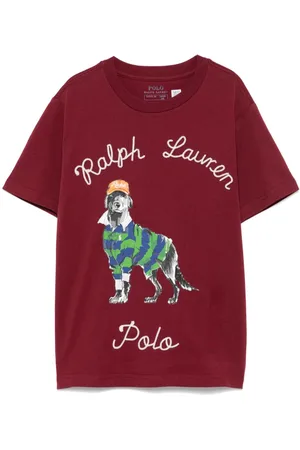 Ralph Lauren Dog-print cotton T-shirt