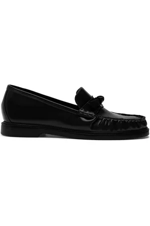 ALEXANDRE BIRMAN Clarita Laser leather loafers