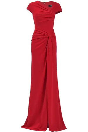 Tadashi Shoji Russo Asymmetric Twist-Knot gown