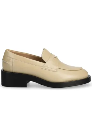 HUGO BOSS Logo-plaque leather loafers