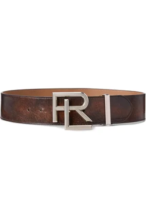 Ralph Lauren Logo-buckle leather belt