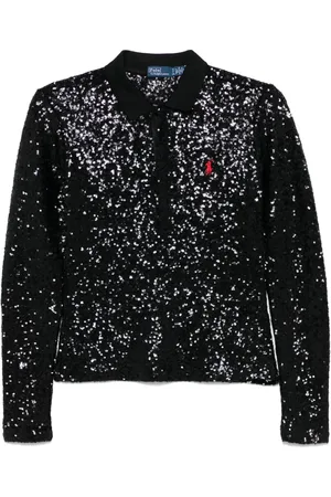 Ralph Lauren Sequined polo top