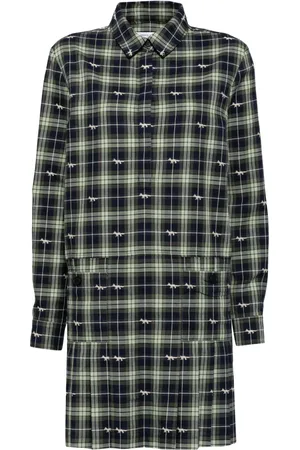 Maison Kitsuné Shrunken shirt dress