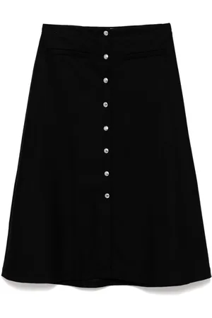 Maison Kitsuné Snaps midi skirt