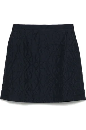 Maison Kitsuné Quilted mini skirt