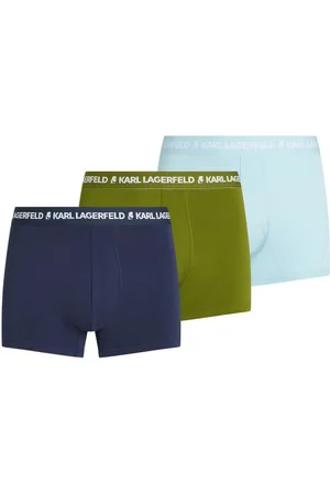 Karl Lagerfeld Logo-print brief boxers (pack of three)