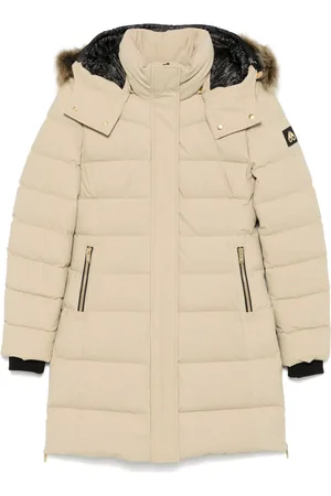 Moose Knuckles Faux fur-trim coat