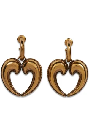 Etro Heart drop earrings