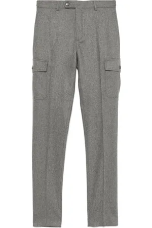 Incotex Mélange-effect cargo pants