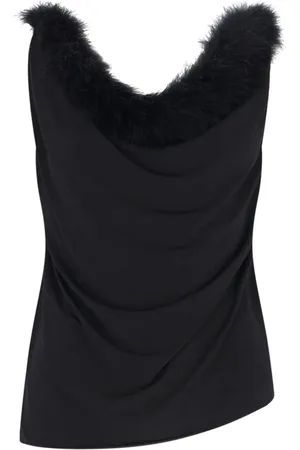 COPERNI Feather-detailing top