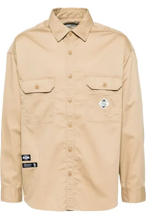 Izzue Logo patched shirt