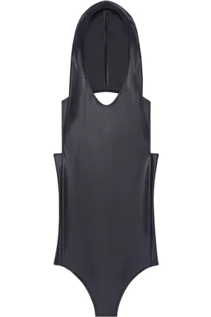 Courrèges Hooded jersey bodysuit