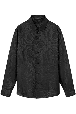 VERSACE Barocco-jacquard shirt