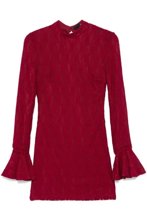 ROTATE Lace mini dress