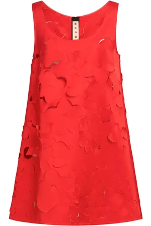Marni Textured-finish mini dress