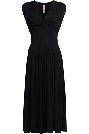 Marni V-neck mini dress