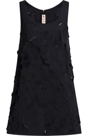 Marni Textured-finish mini dress