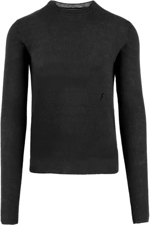 Salvatore Ferragamo Ribbed-knit linen jumper