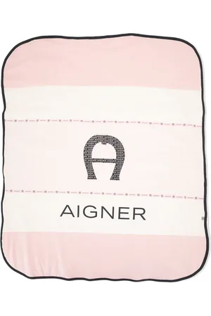 Aigner Colour-block logo blanket