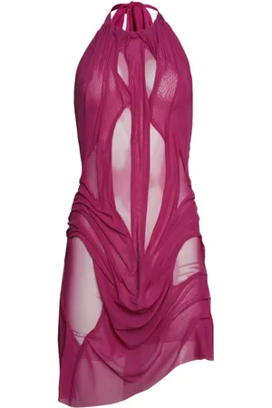 DI PETSA Wetlook mini dress