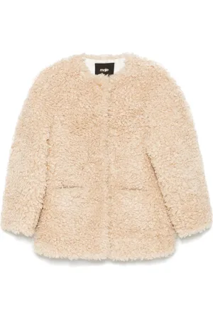 Maje Faux-shearling jacket