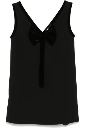 Maje Velvet-collar pinafore dress