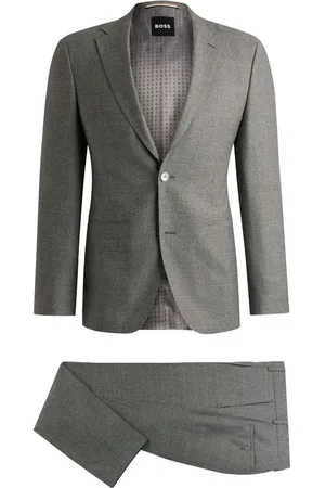 HUGO BOSS Mélange-effect suit