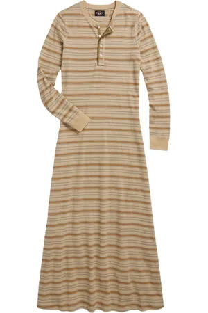 Ralph Lauren Striped Henley maxi dress