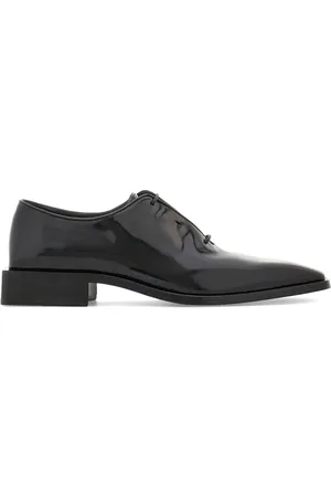 Salvatore Ferragamo Concealed-lacing leather oxford shoes