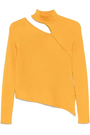 DKNY Cut-out ribbed sweater